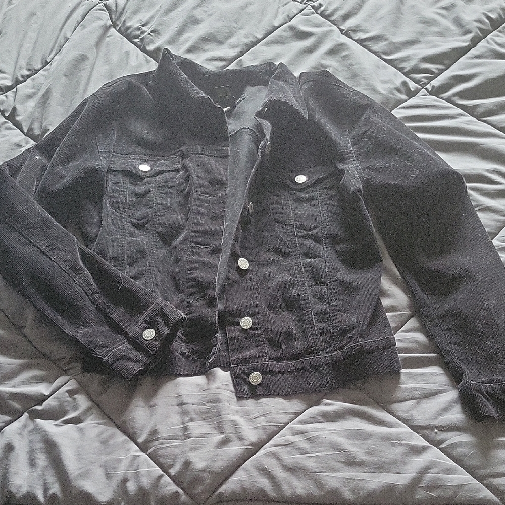 Buffalo David Bitton Black Cotton Blend Jacket